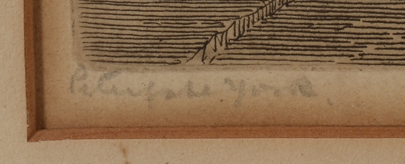 Original Signed Etching of a Parisian Street Scene