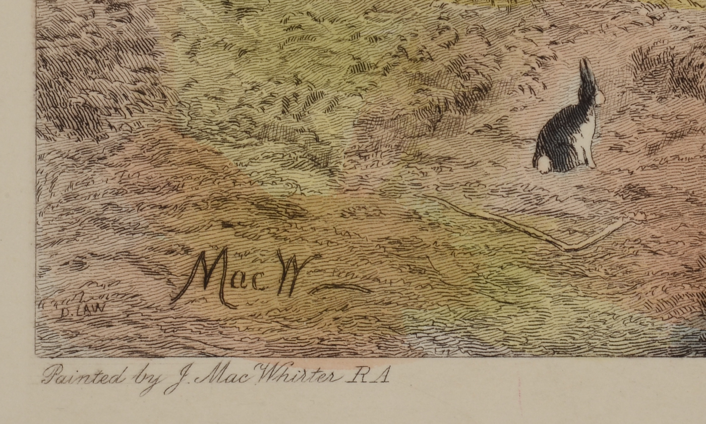 19th Century Hand-Colored Engraving after John MacWhirter