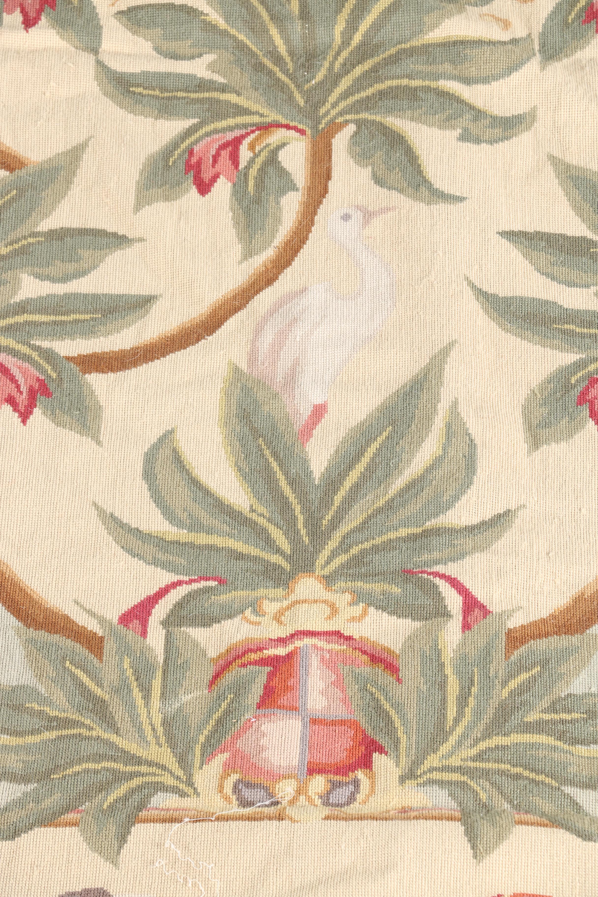 Hand-Knotted Pictorial Monkey Themed Area Rug