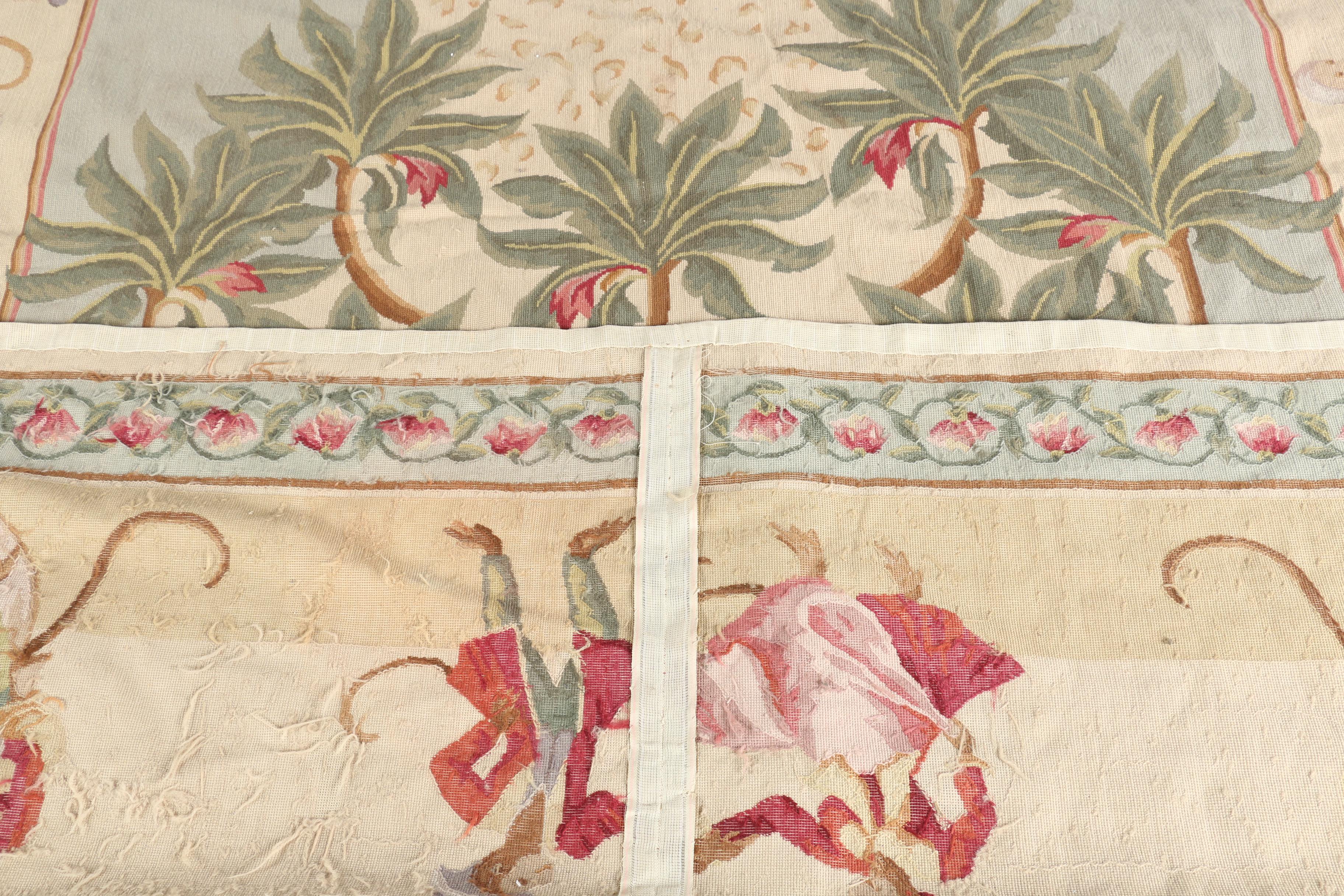 Hand-Knotted Pictorial Monkey Themed Area Rug