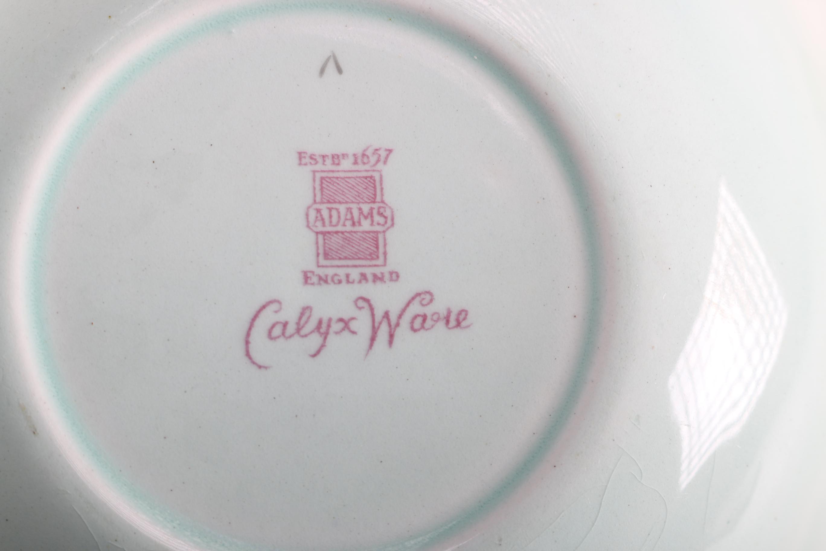 Adams Calyx Ware "Metz" Set