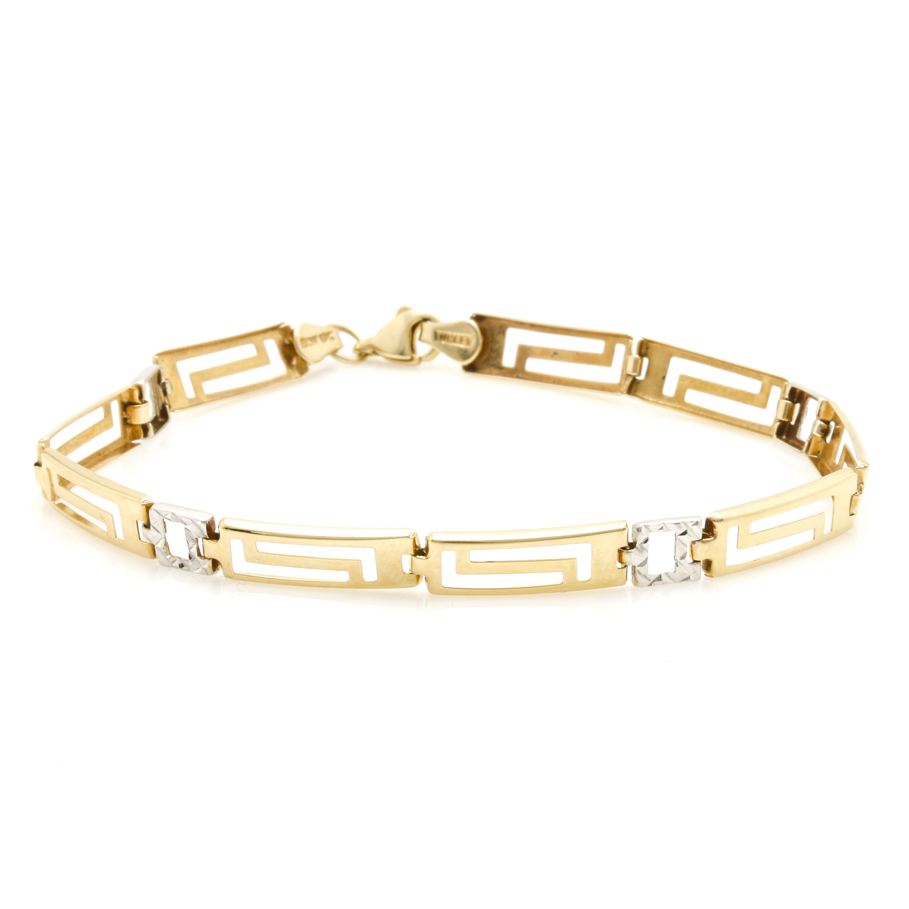 10K Two-Toned Bracelet