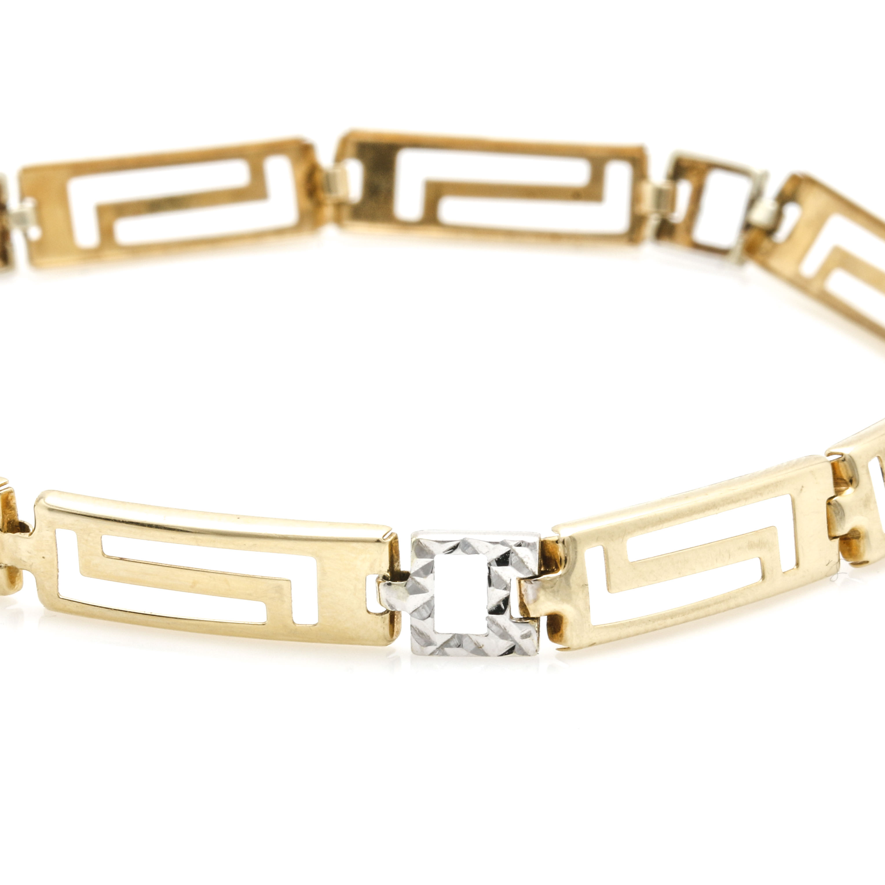 10K Two-Toned Bracelet