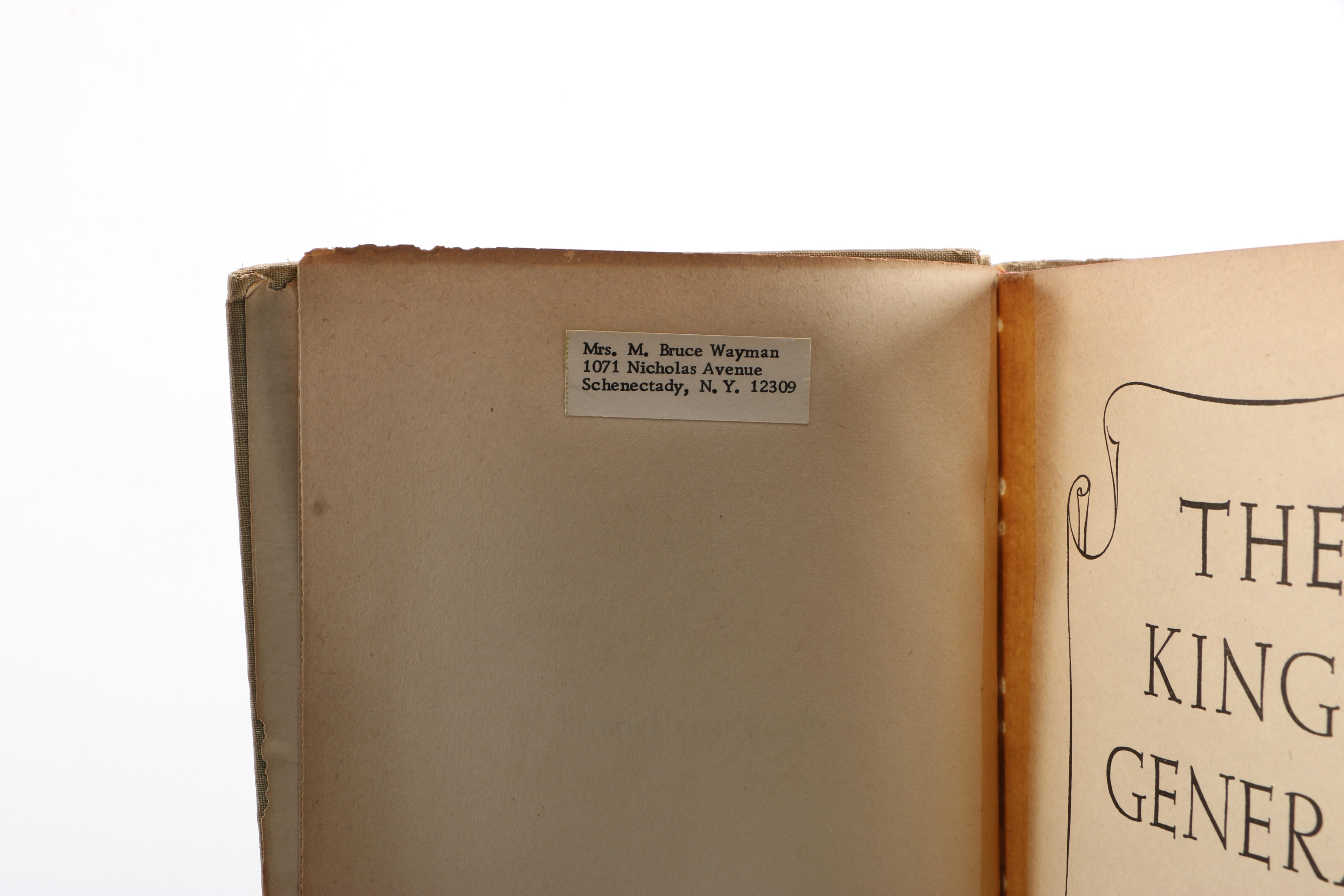 1928-1954 Group of Fiction Books Including "Kristin Laransdatter"