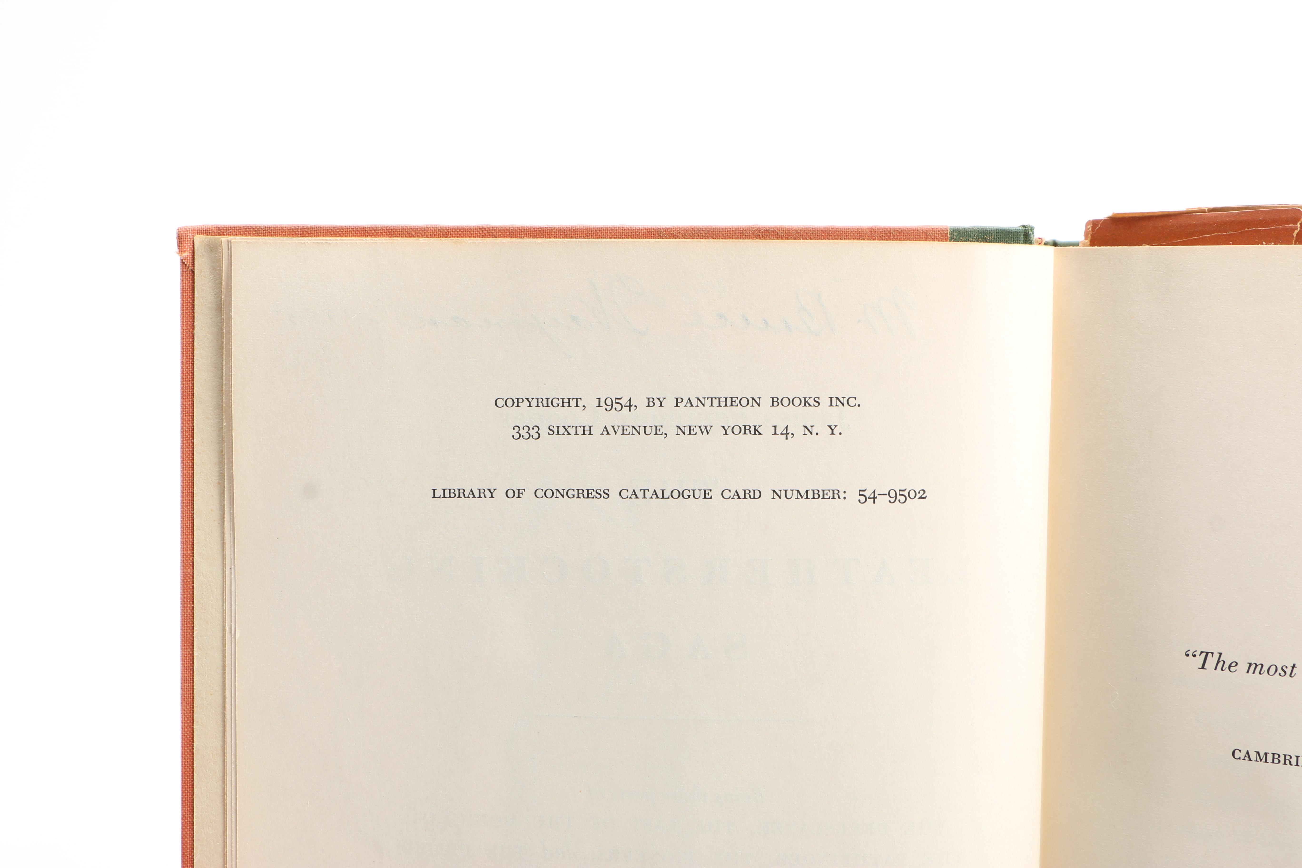 1928-1954 Group of Fiction Books Including "Kristin Laransdatter"