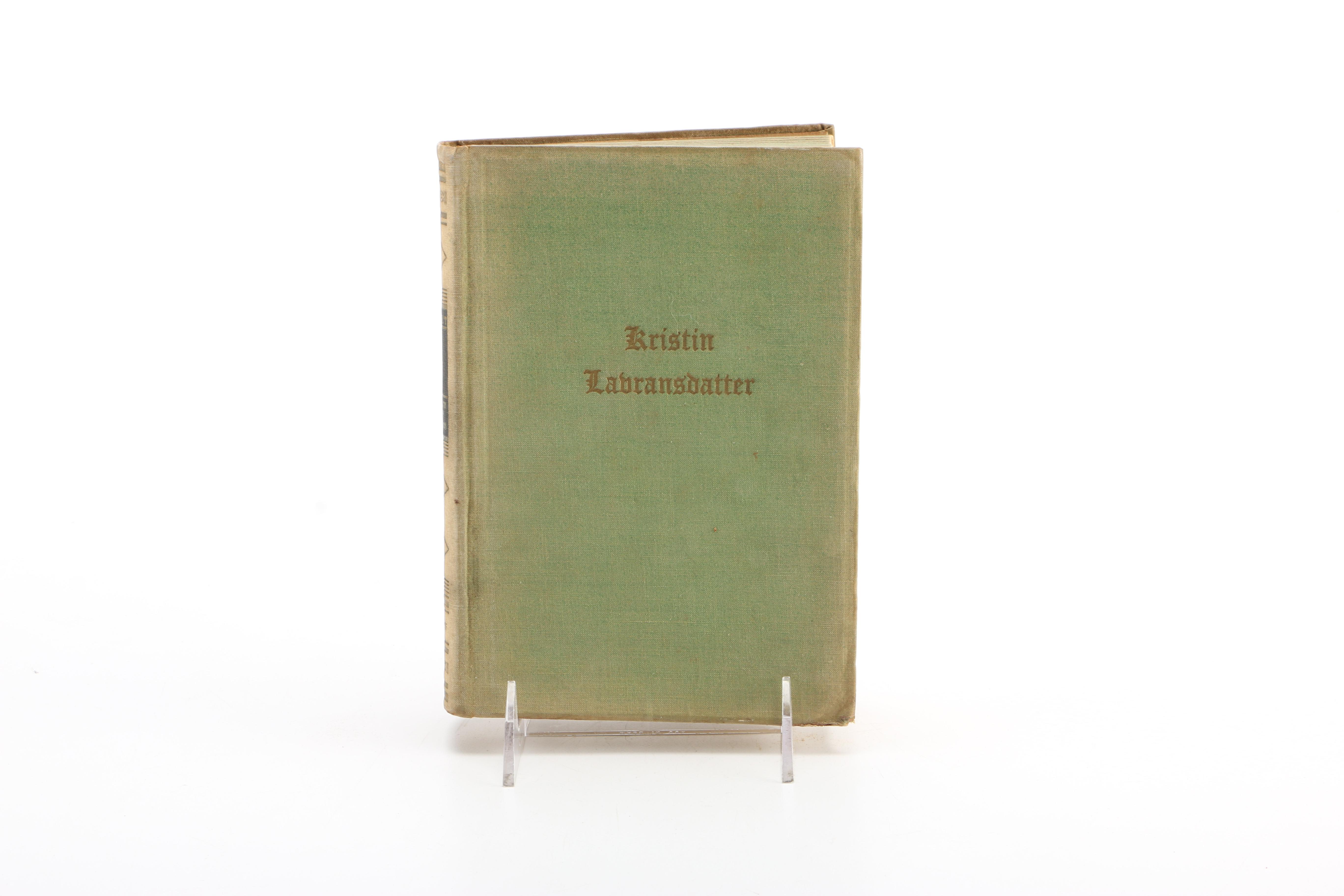 1928-1954 Group of Fiction Books Including "Kristin Laransdatter"