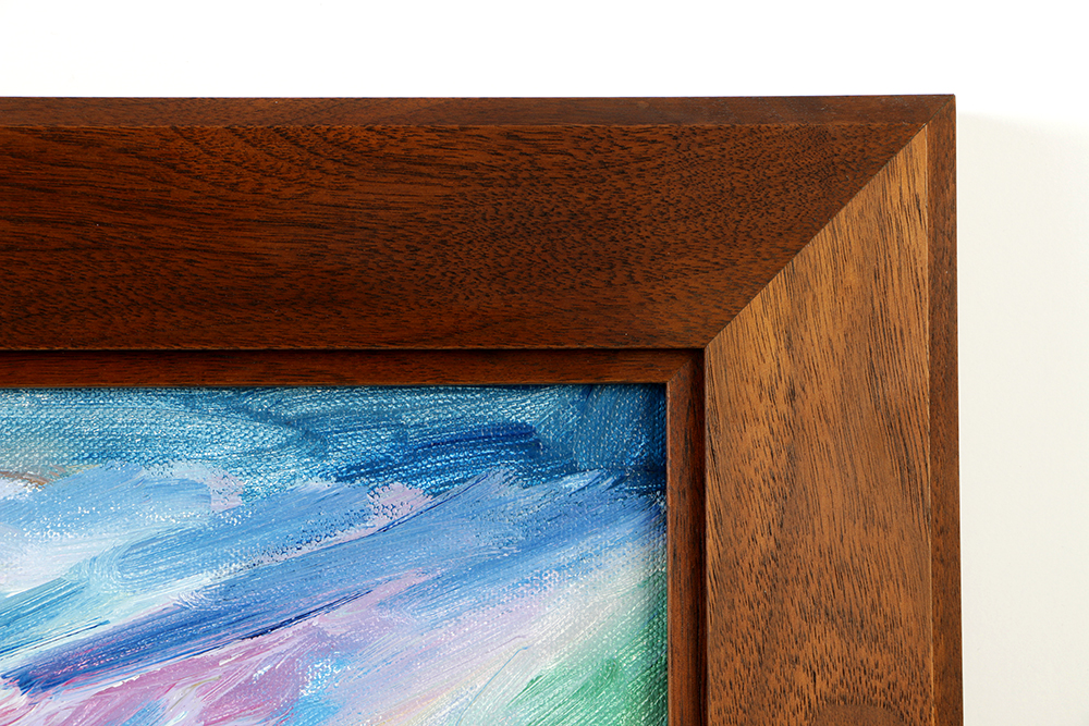 Beverly Erschell Oil Painting on Canvas of Cincinnati Skyline