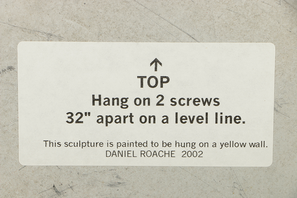 Daniel Roache Painted Metal Sculpture Abstract Composition