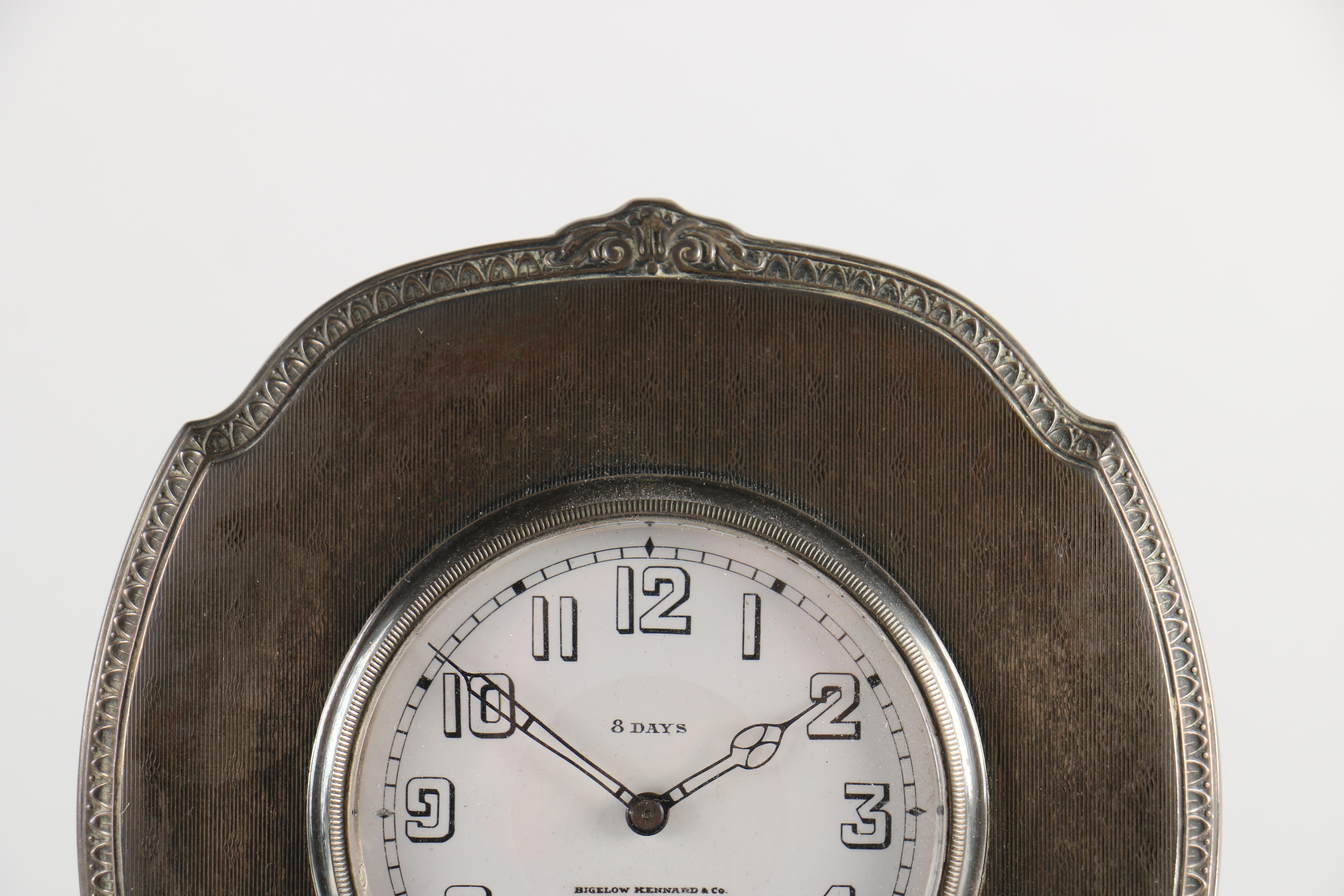 Bigelow Kennard & Co. 8-Days Desk Clock