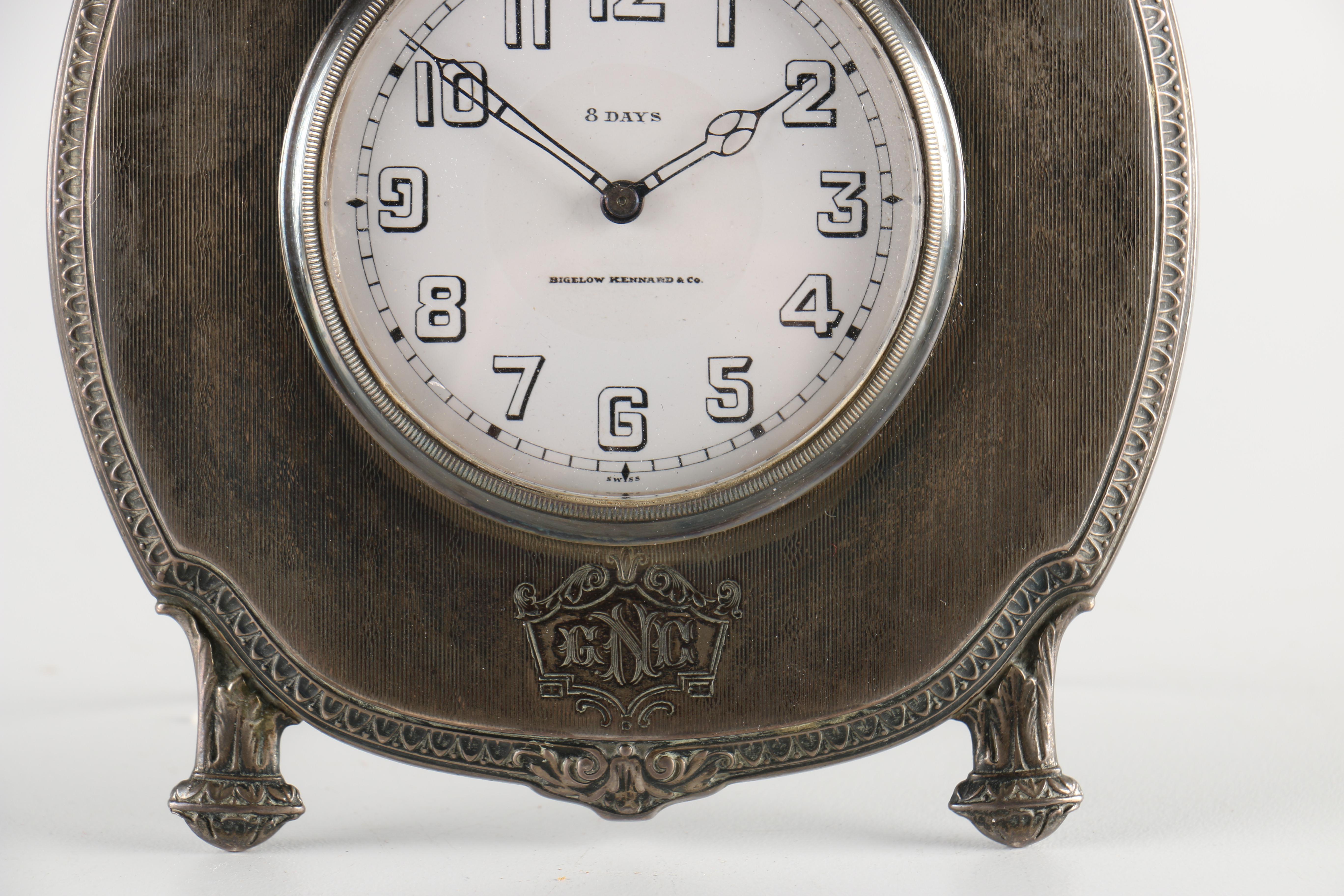 Bigelow Kennard & Co. 8-Days Desk Clock