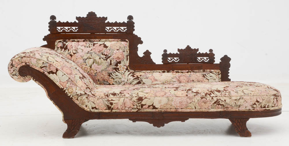 Victorian Eastlake Style Chaise