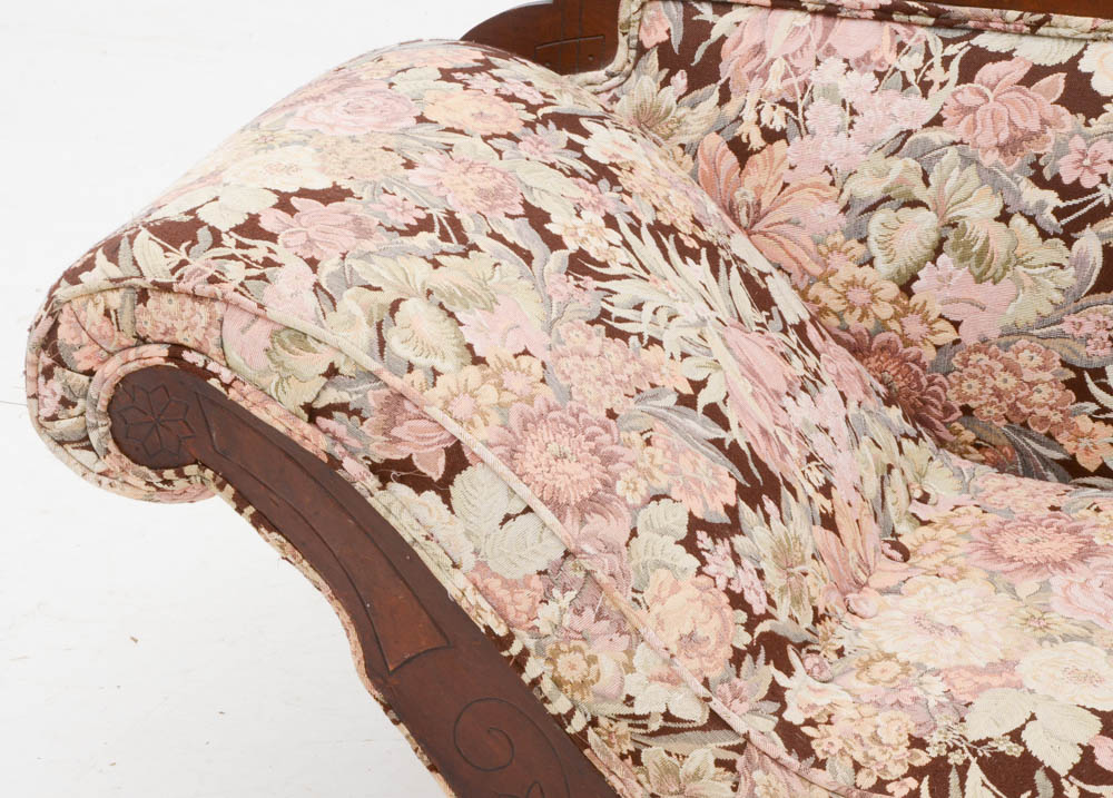 Victorian Eastlake Style Chaise