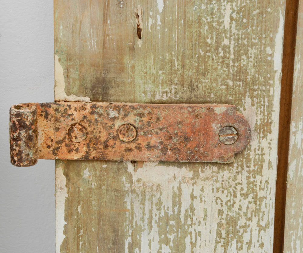 Set of Four Vintage Pine Shutters