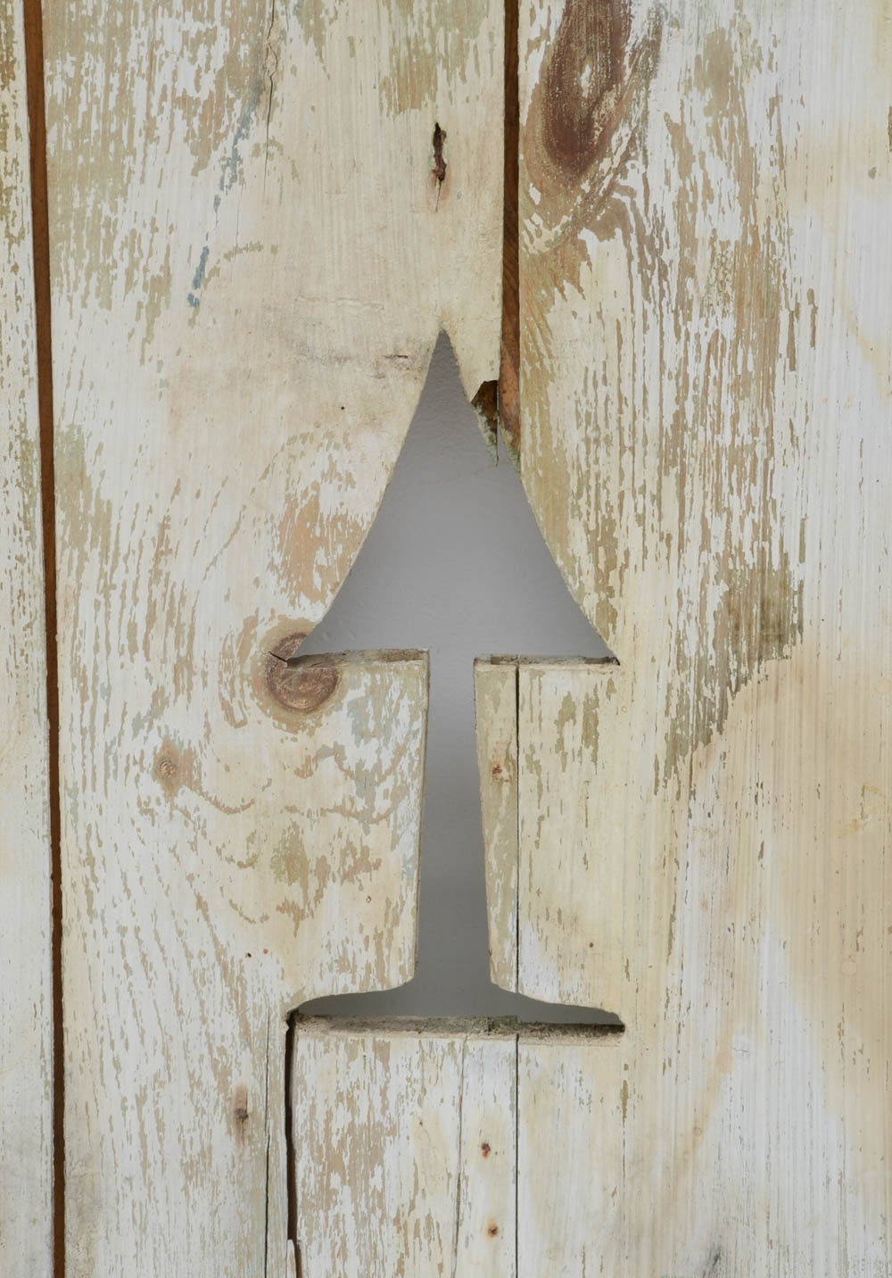 Set of Four Vintage Pine Shutters