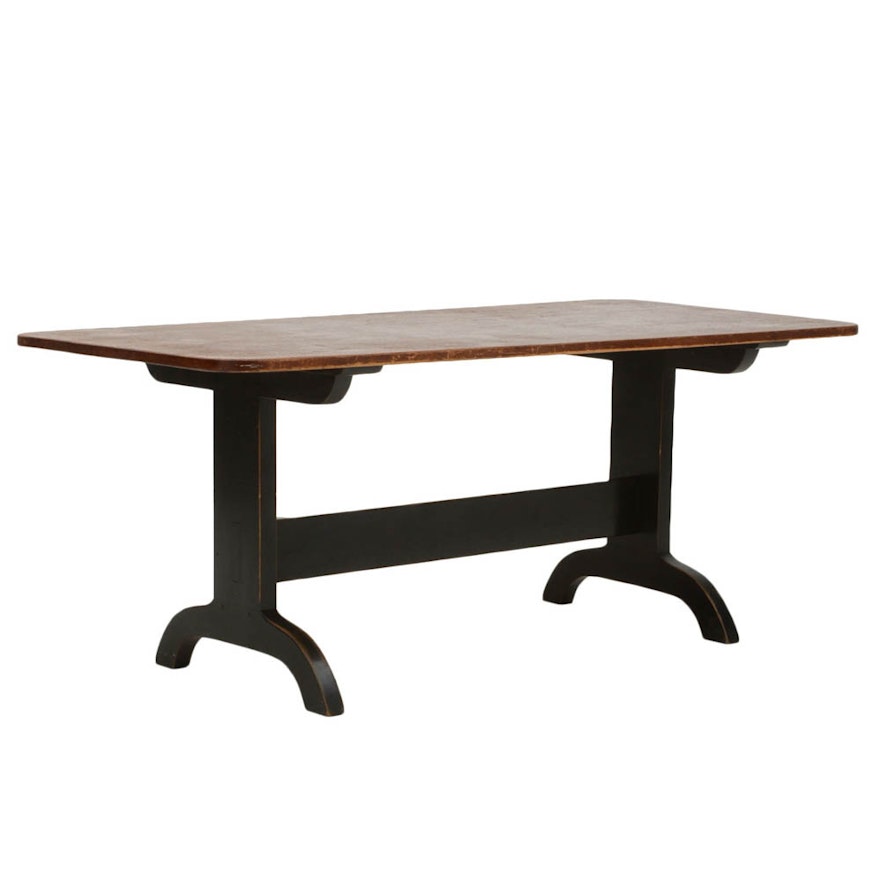 Shaker Style Trestle Dining Table