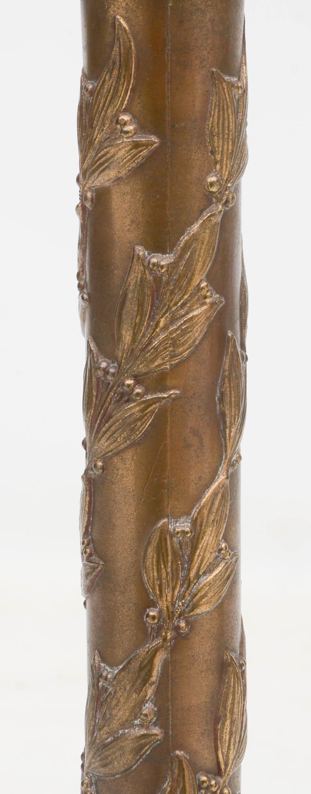 Ornate Bronze-Tone Metal Floor Lamp