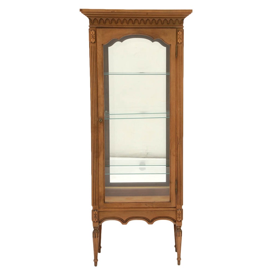 French Style Lighted Display Cabinet