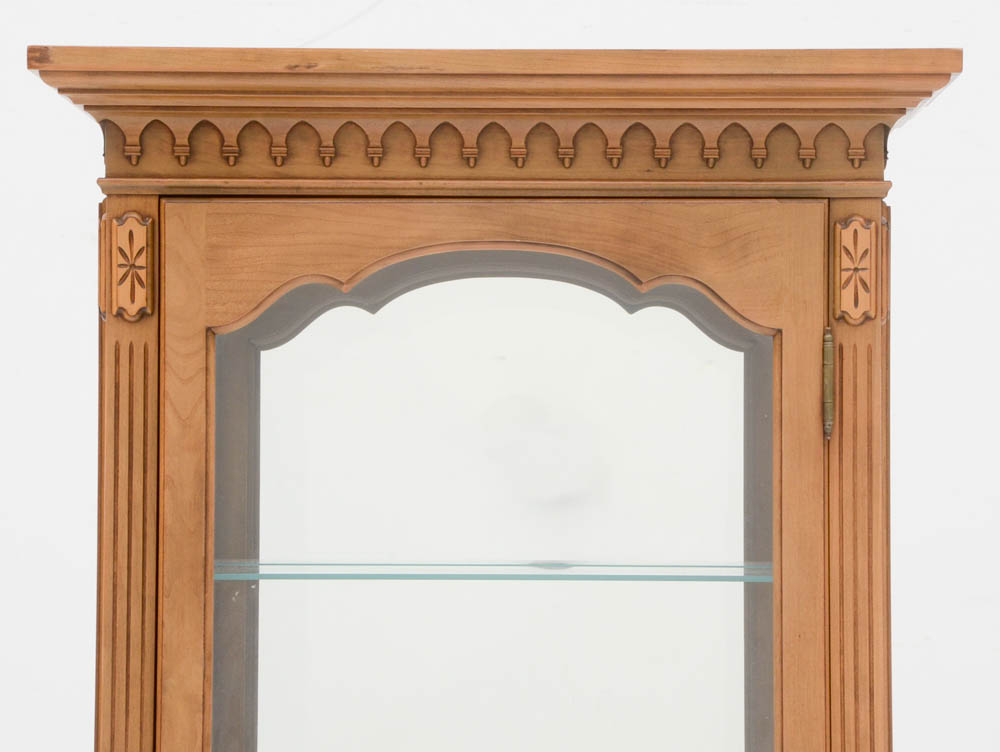 French Style Lighted Display Cabinet