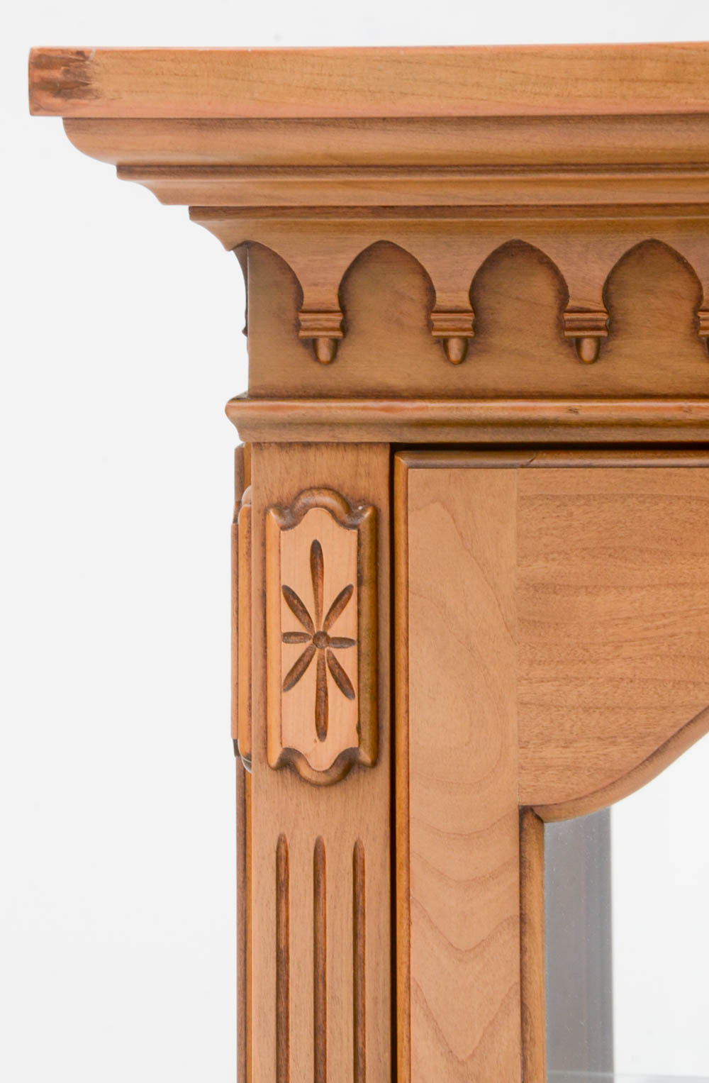 French Style Lighted Display Cabinet