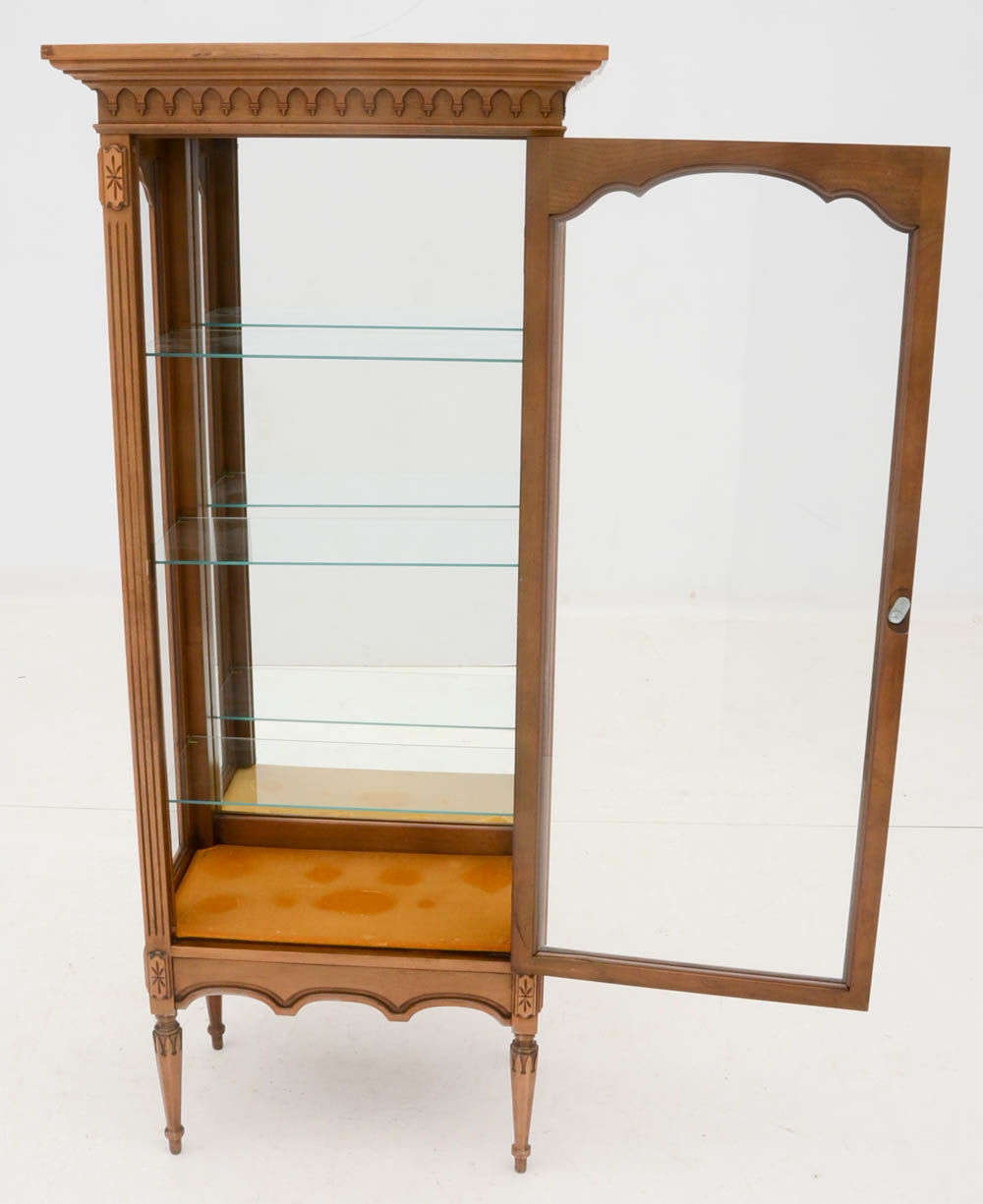 French Style Lighted Display Cabinet