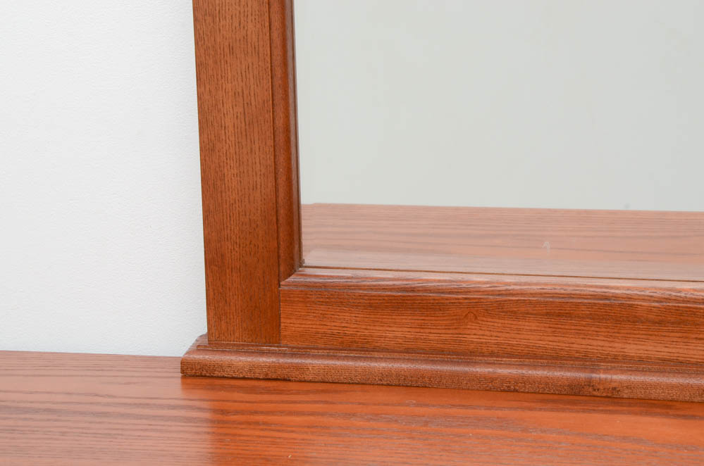 Mission Oak Style Dresser with Mirror