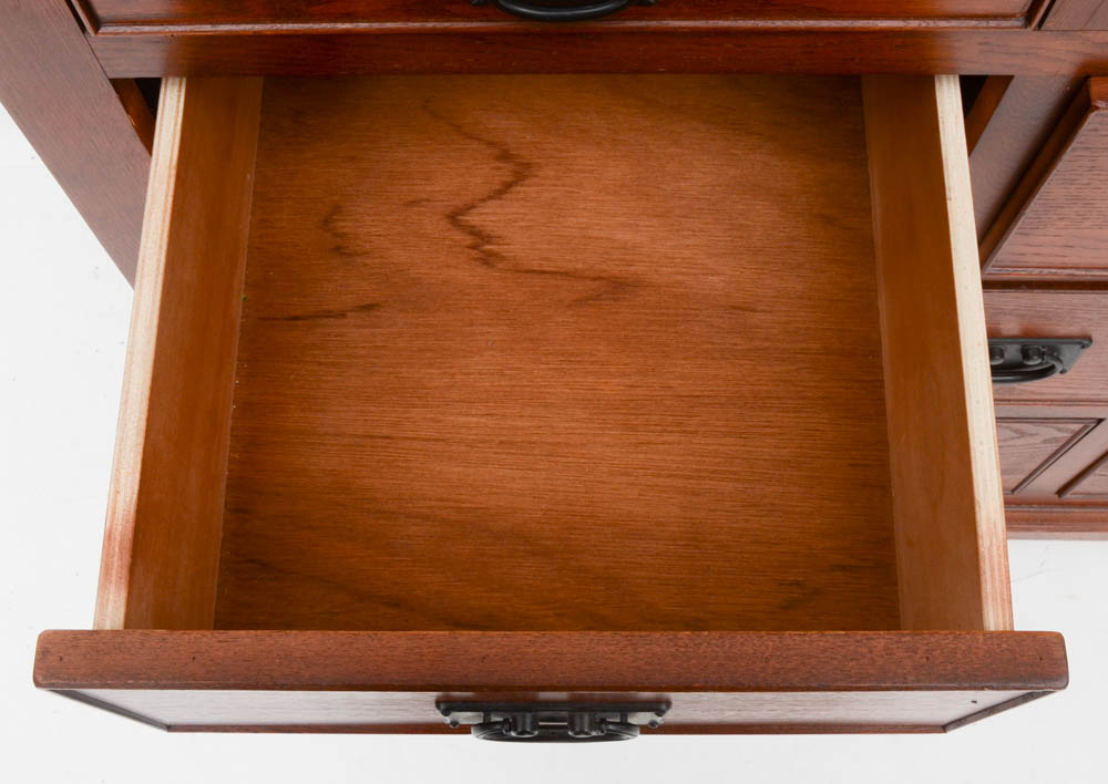 Mission Oak Style Dresser with Mirror