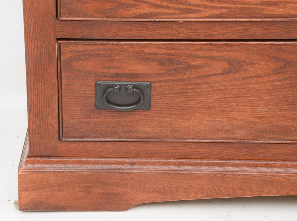 Mission Oak Style Dresser with Mirror