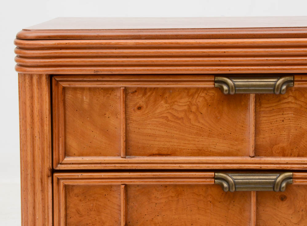 Art Deco Style Triple Dresser with Mirror