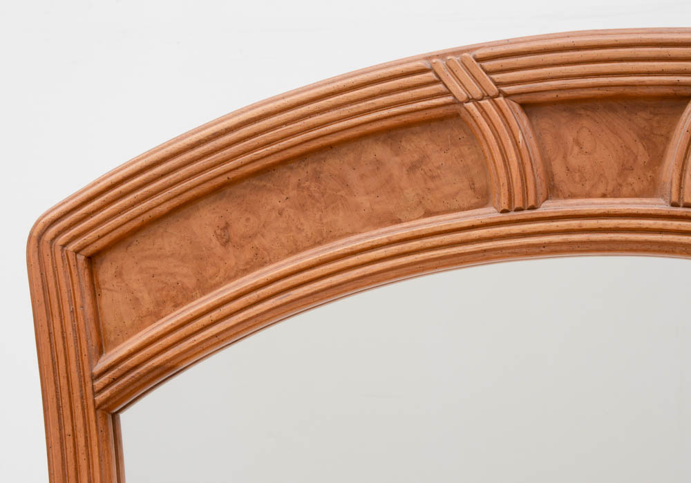 Art Deco Style Triple Dresser with Mirror