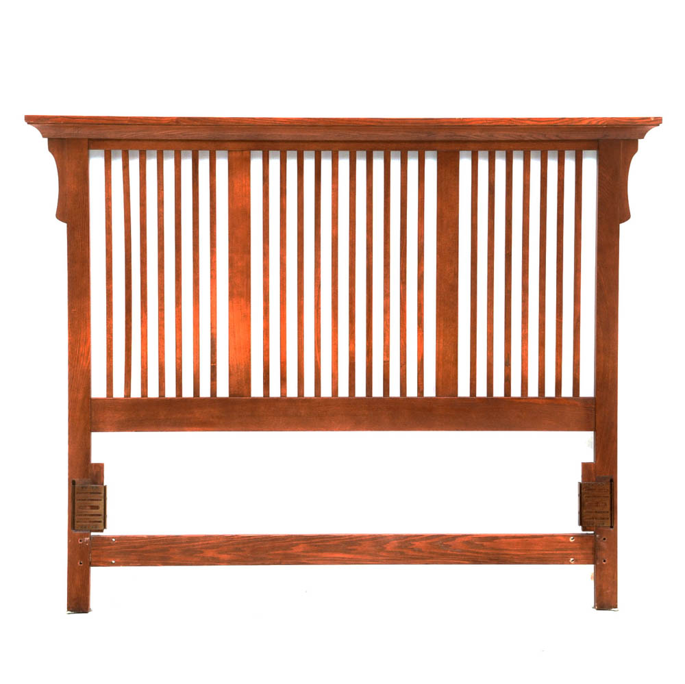 Mission Oak Style Queen Headboard