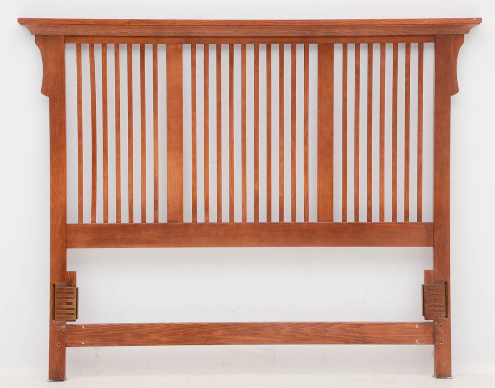 Mission Oak Style Queen Headboard