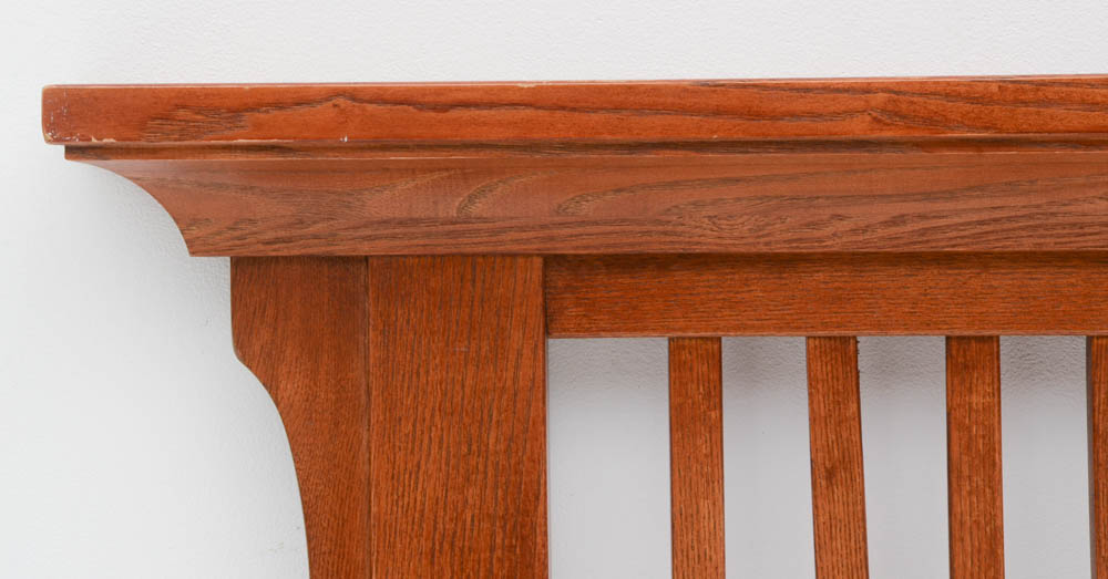 Mission Oak Style Queen Headboard