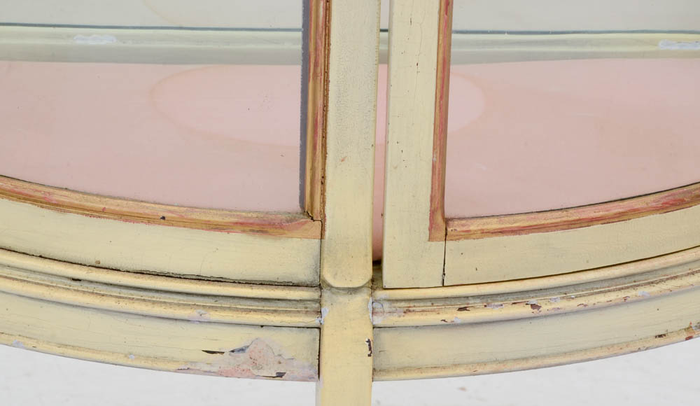 Demilune Display Cabinet