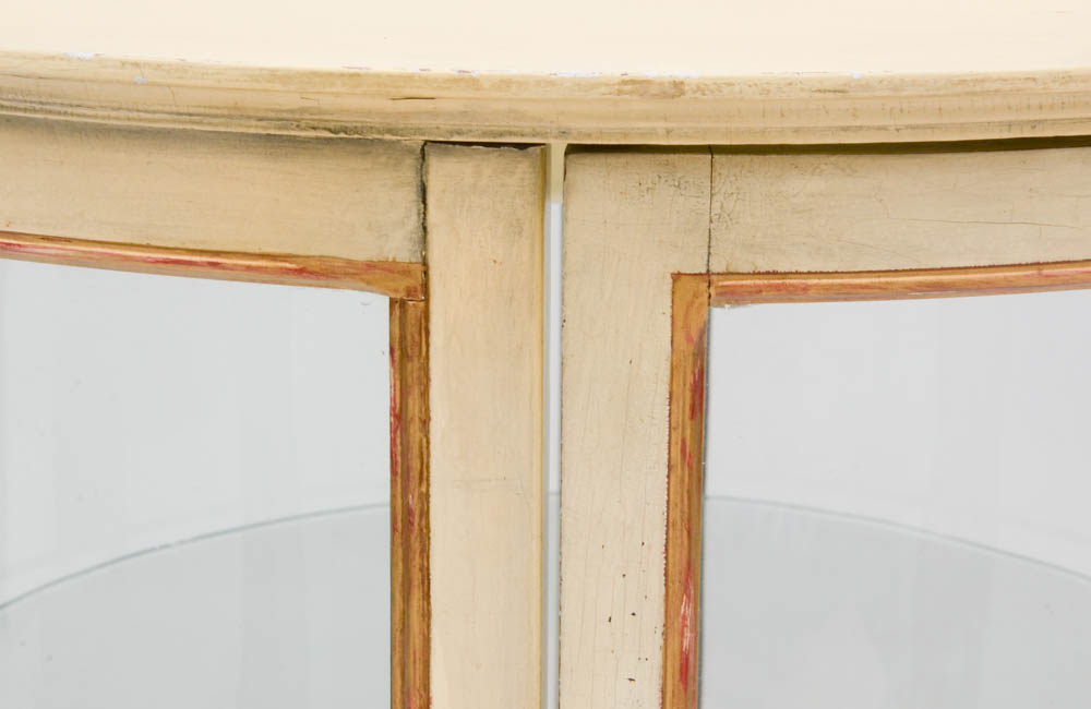 Demilune Display Cabinet