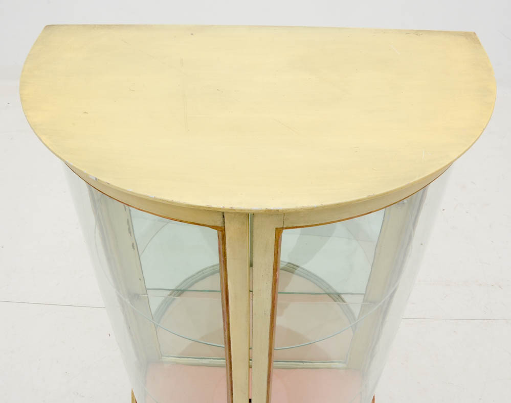 Demilune Display Cabinet