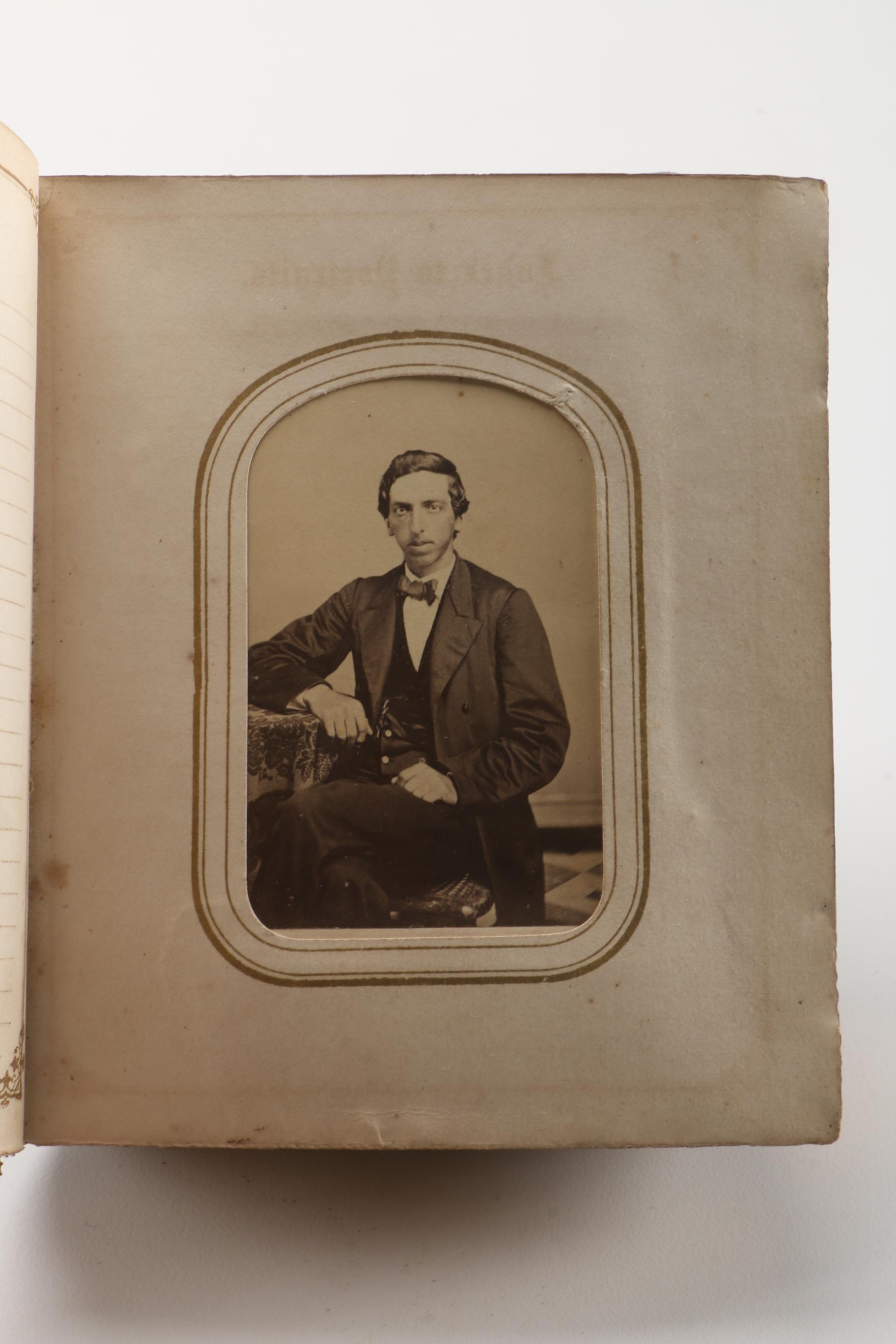 Latched Book of Antique Photographs