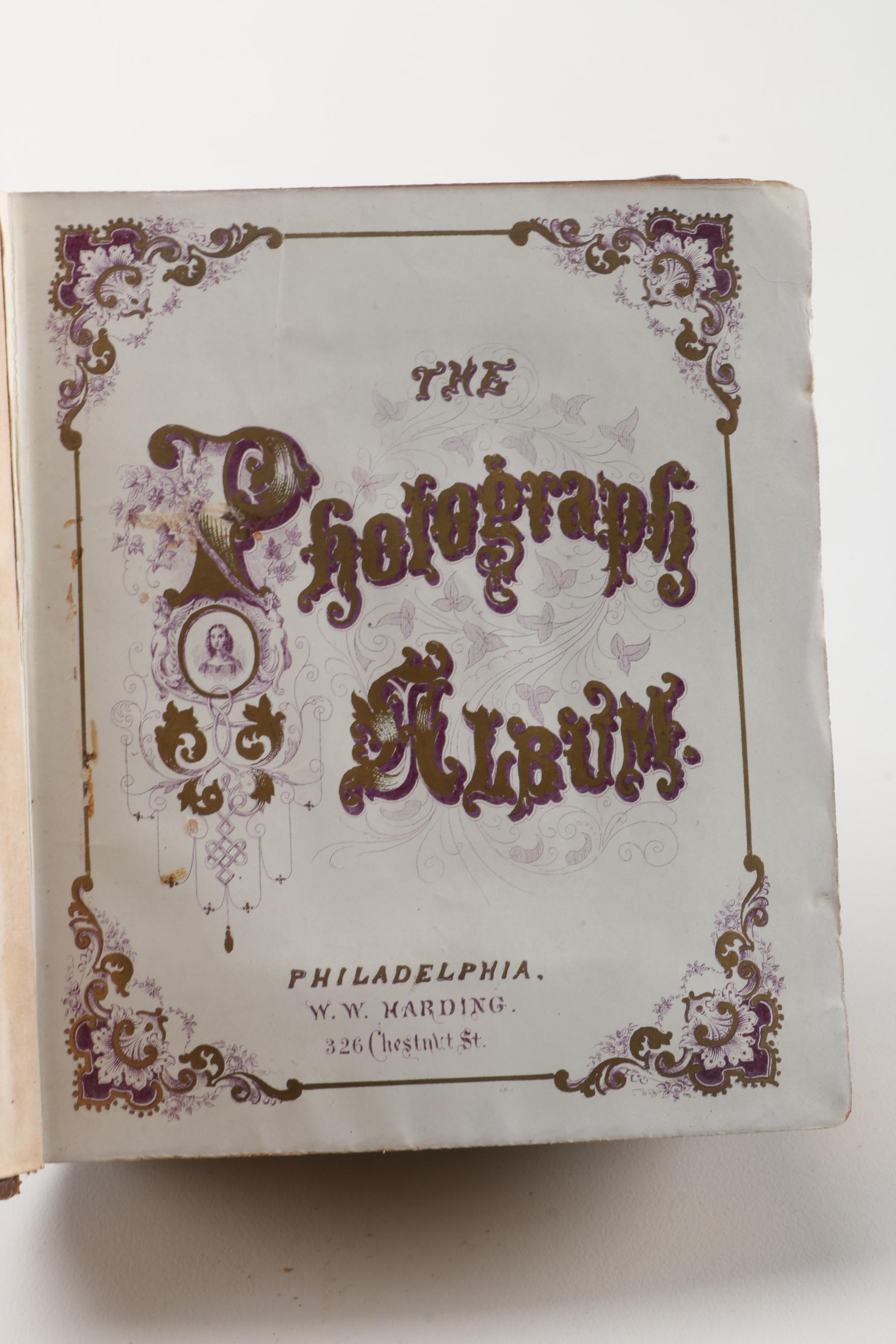 Latched Book of Antique Photographs