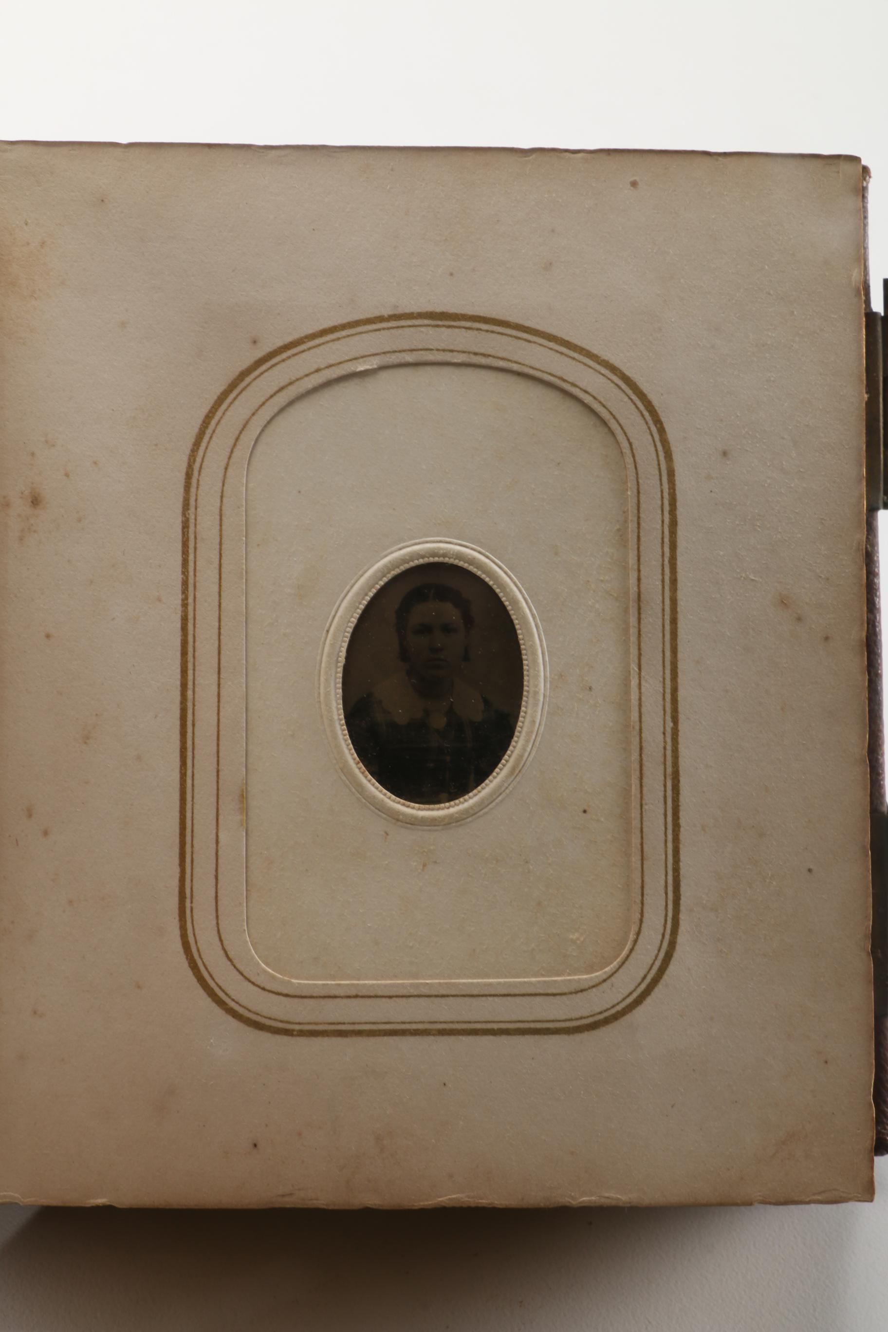 Latched Book of Antique Photographs