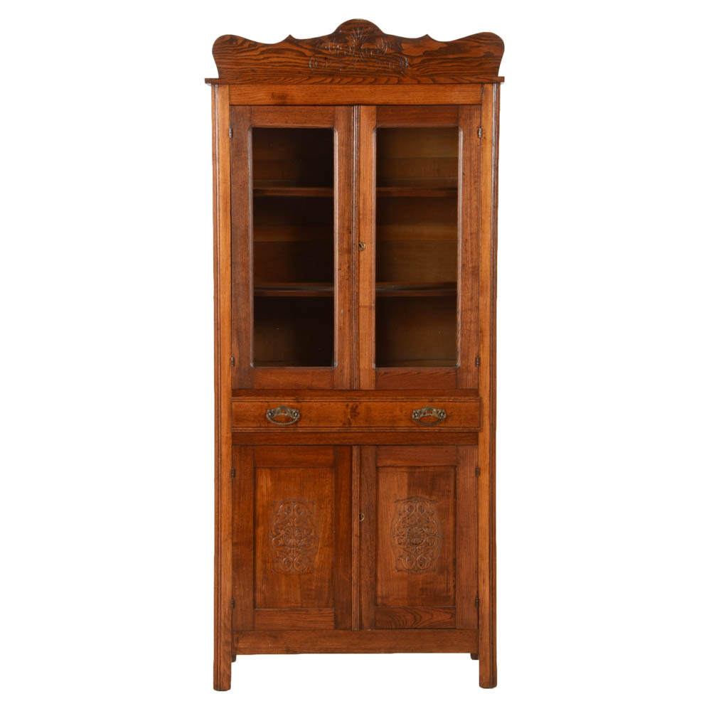 Late Victorian Oak Cupboard