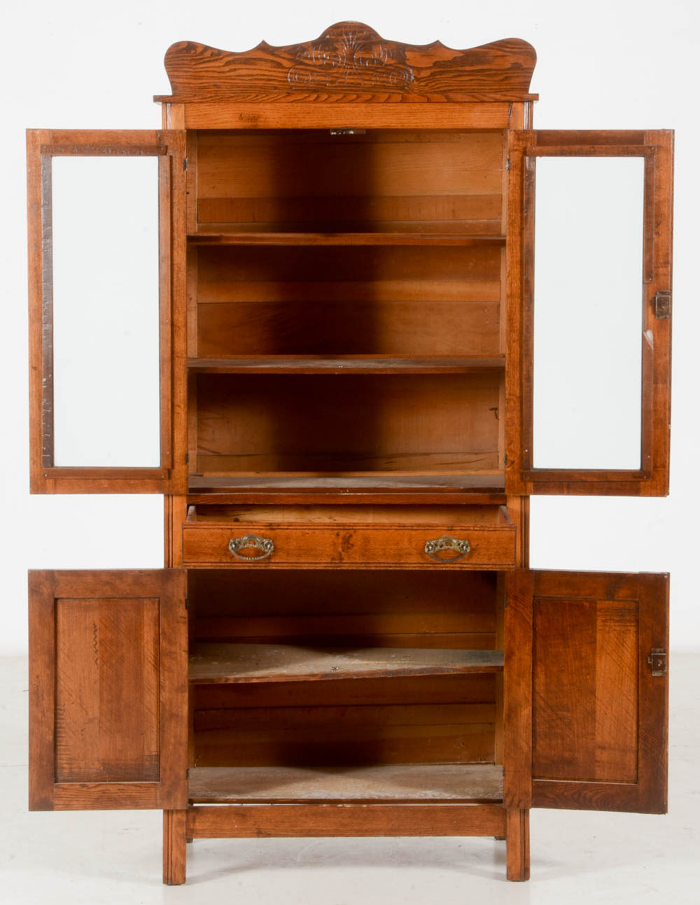 Late Victorian Oak Cupboard