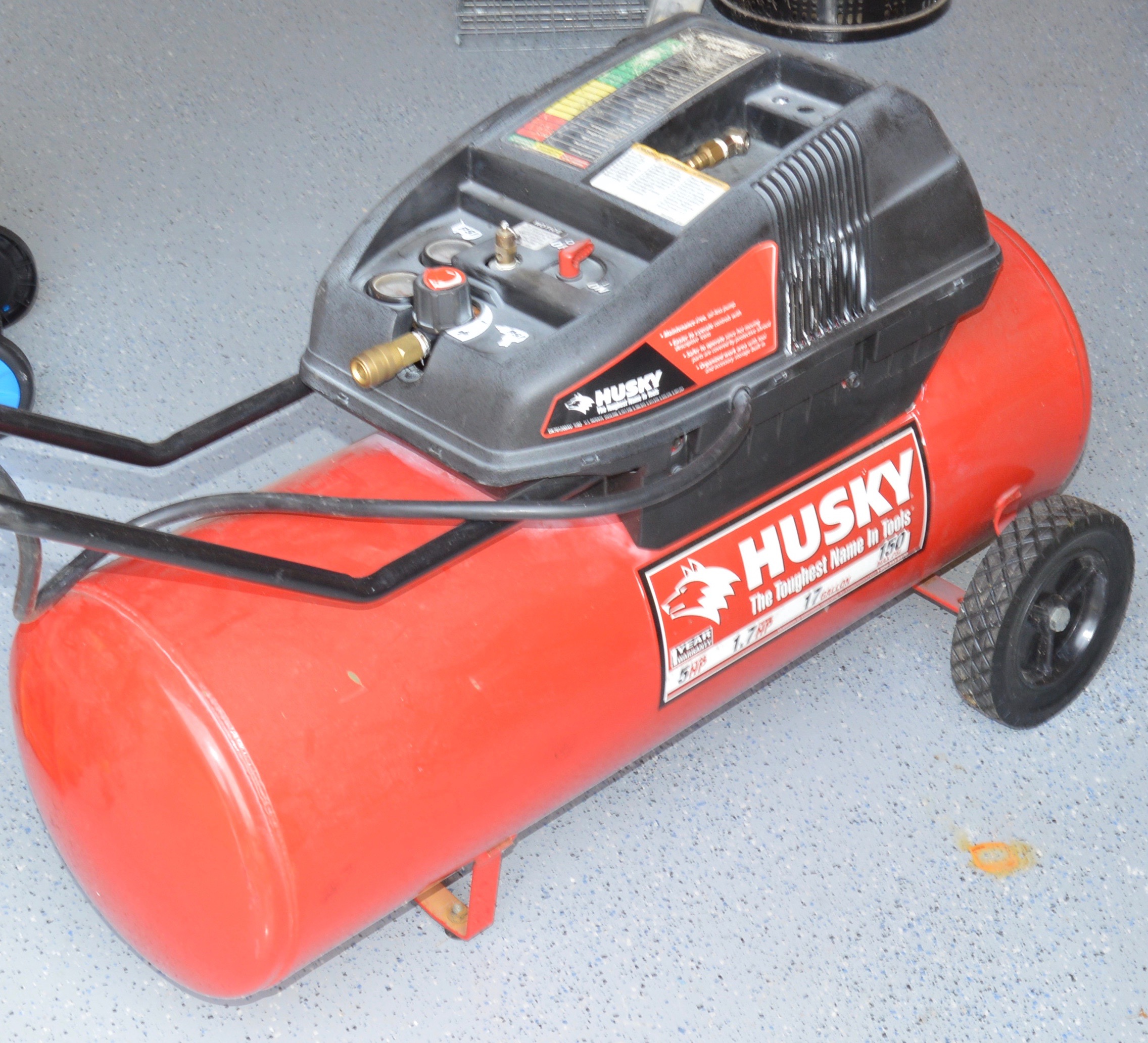 Portable 17 Gallon Air Compressor by Husky