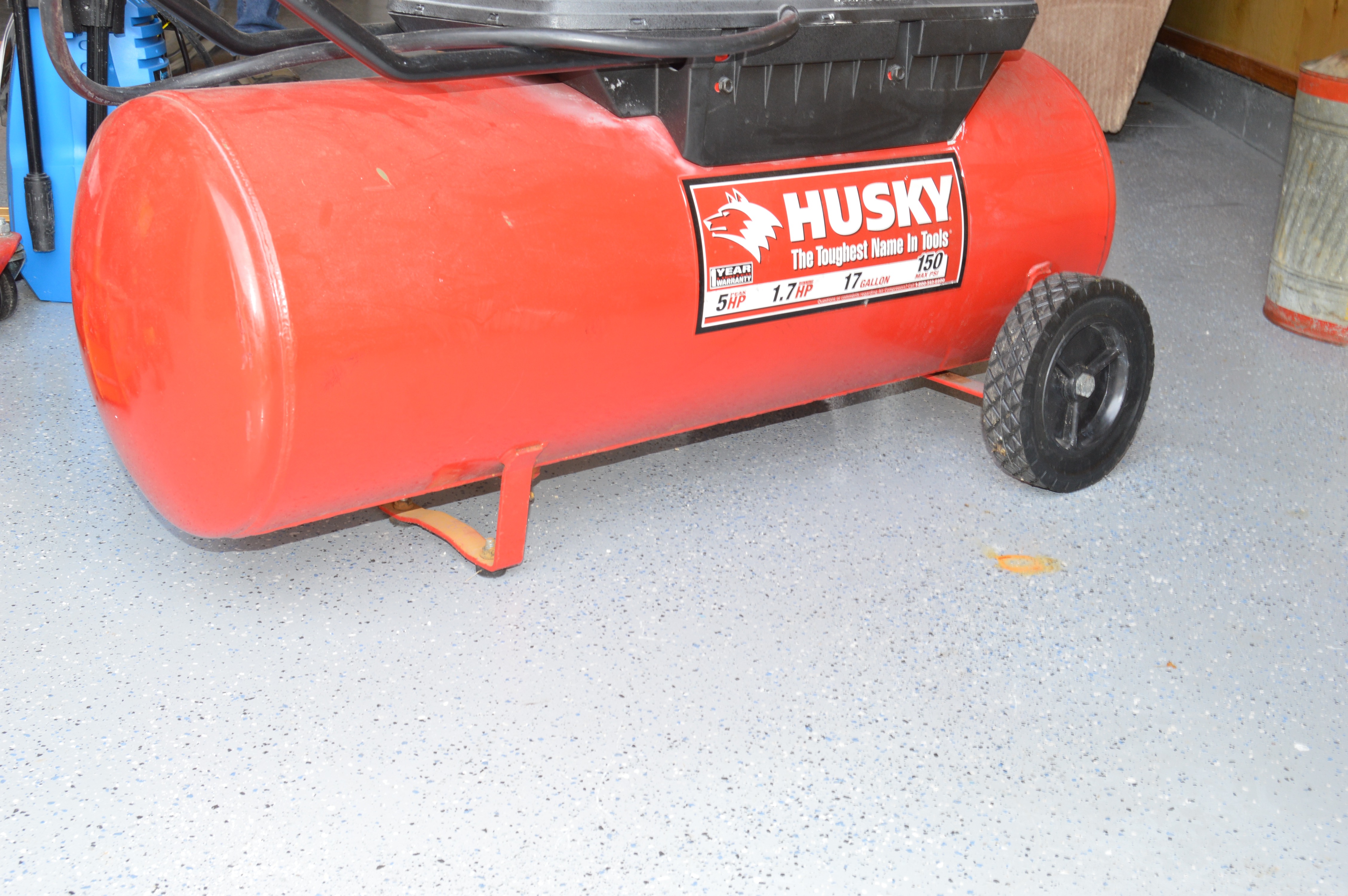 Portable 17 Gallon Air Compressor by Husky