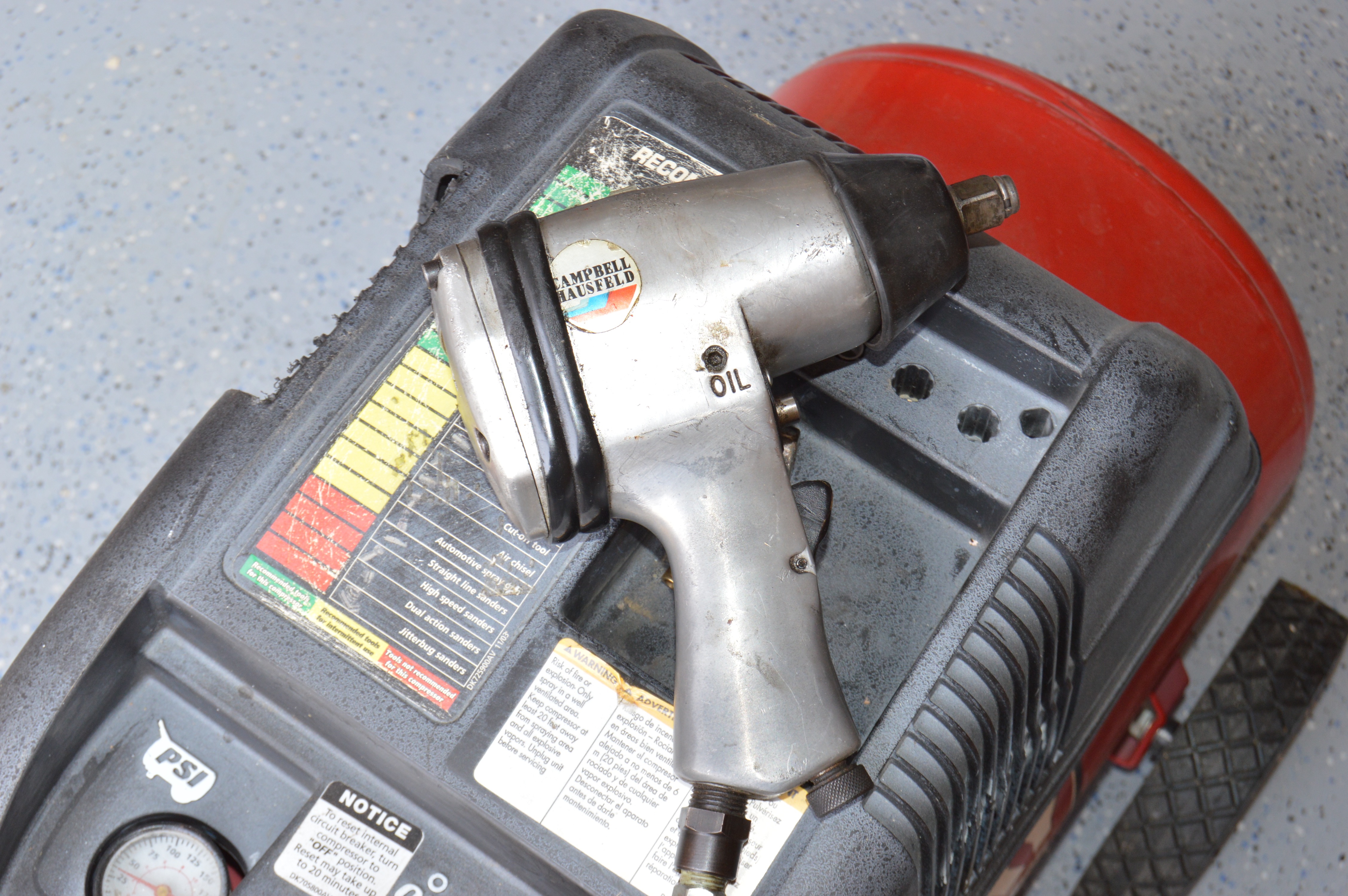 Portable 17 Gallon Air Compressor by Husky