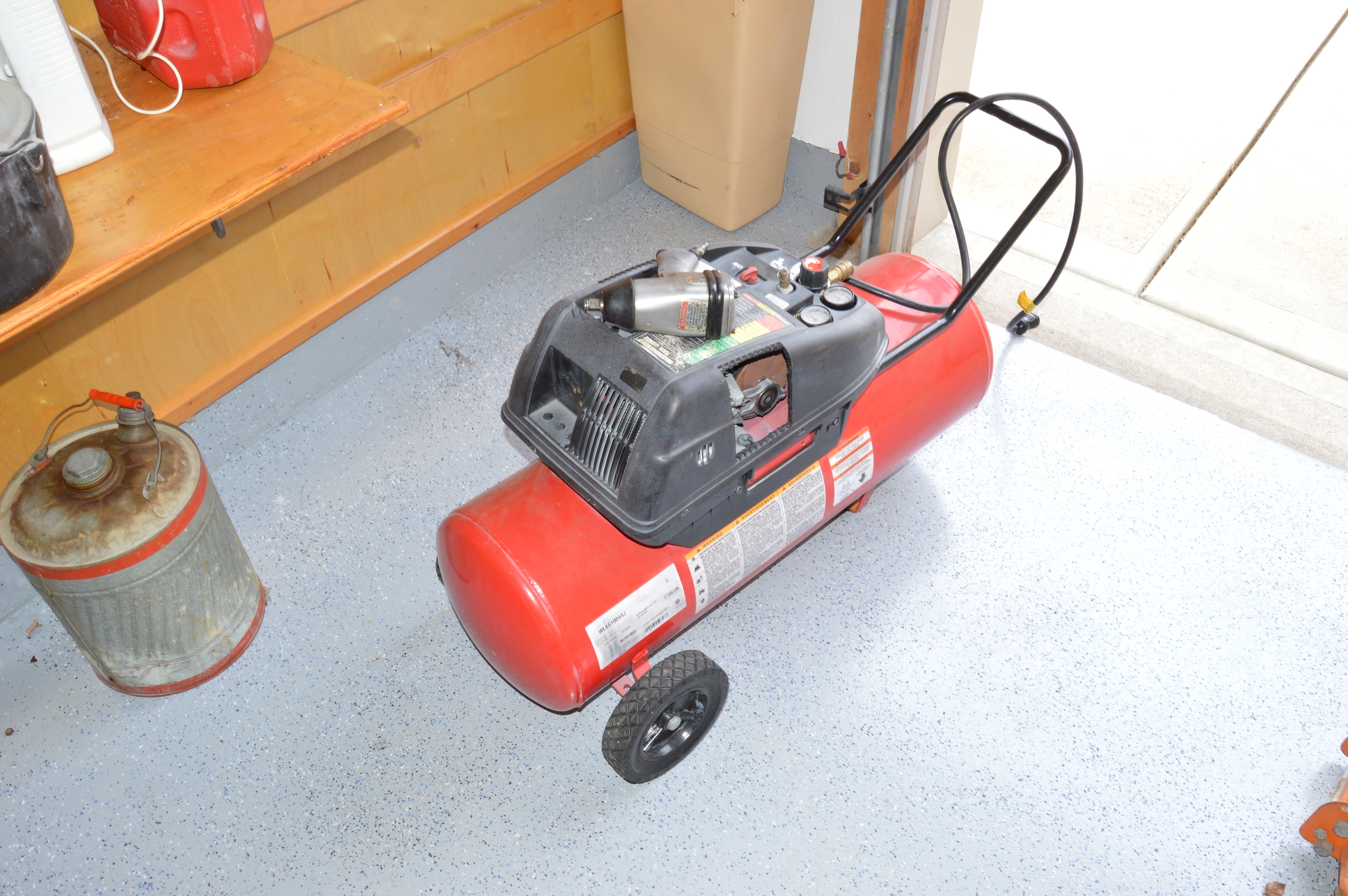 Portable 17 Gallon Air Compressor by Husky