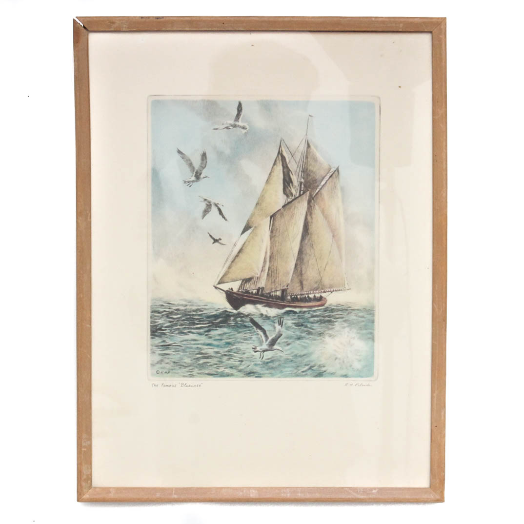 R. H. Palenske Print "The Famous Bluenose"