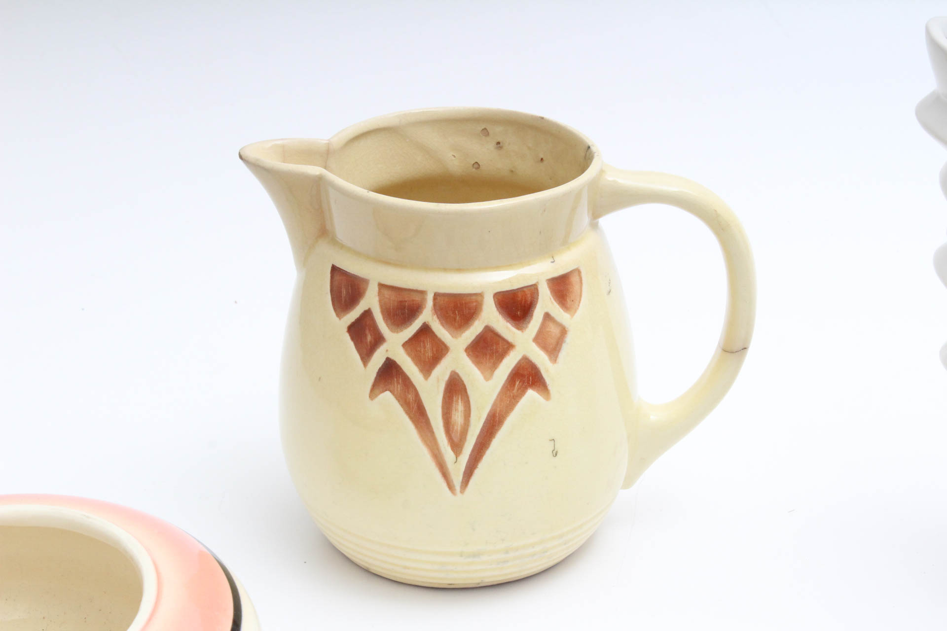 Antique and Vintage Pottery Assortment Featuing Robinson Ransbottom Pottery Company