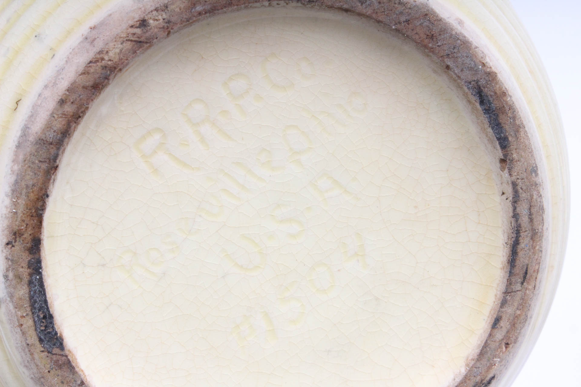 Antique and Vintage Pottery Assortment Featuing Robinson Ransbottom Pottery Company