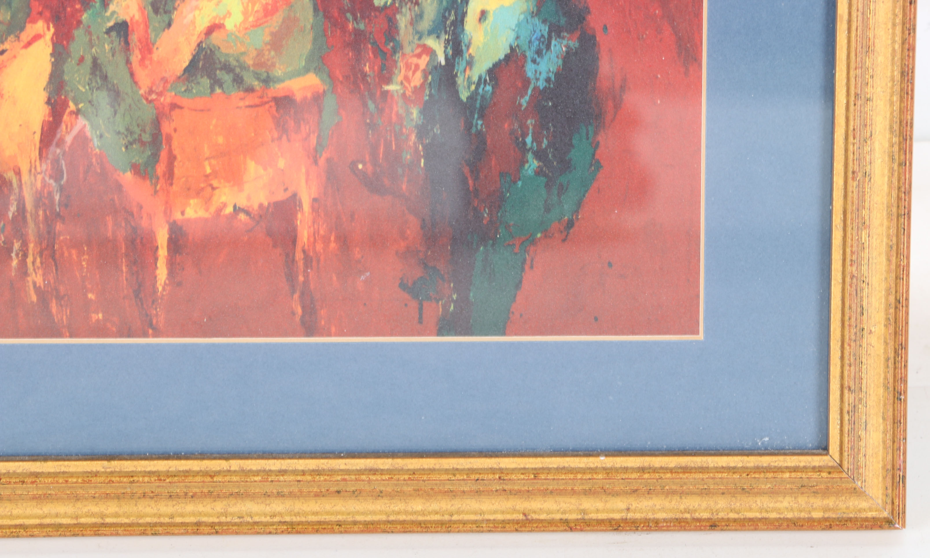 LeRoy Neiman Offset Lithograph "Gaming Table"