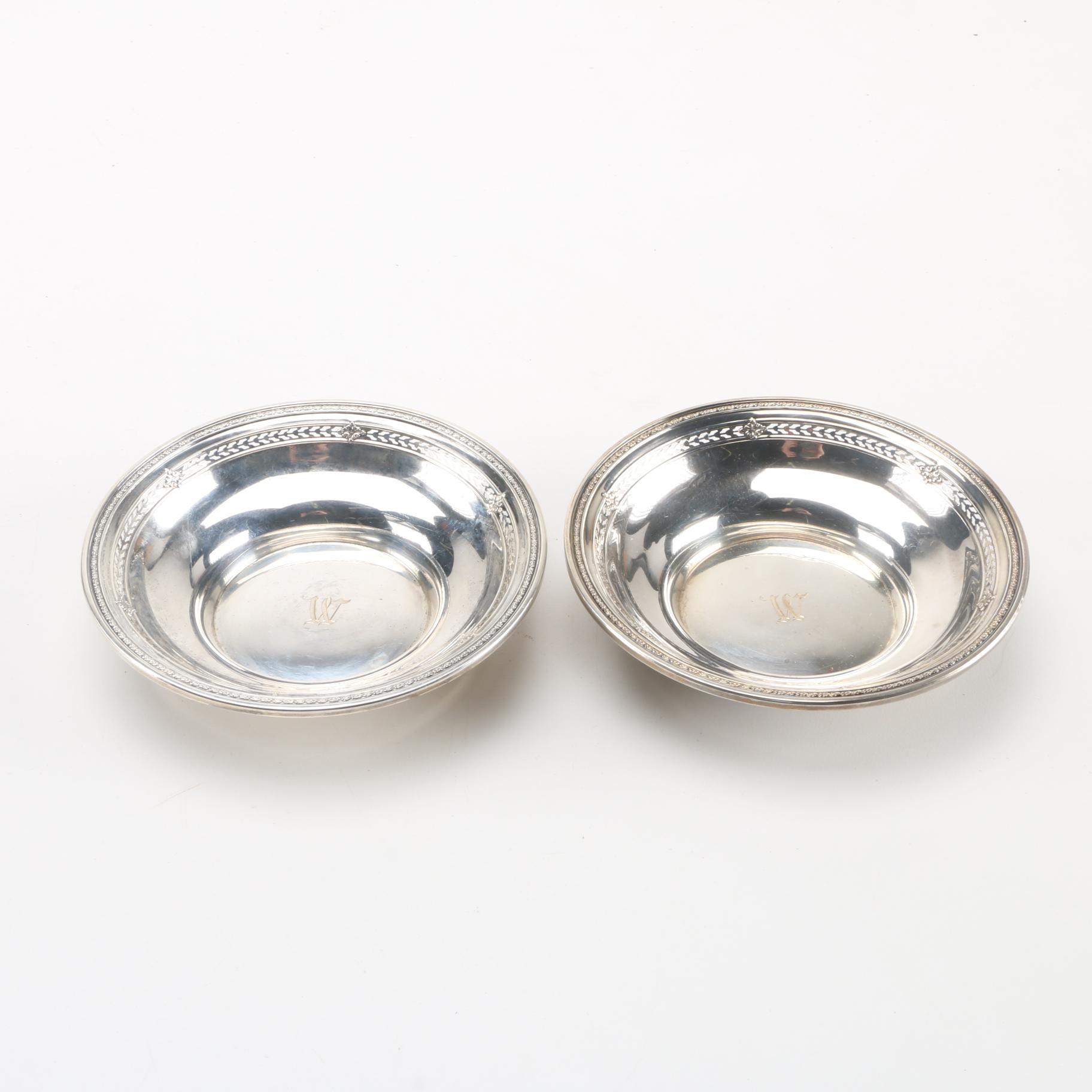 Early 20th Century Wilcox & Wagoner Sterling Silver Bowls