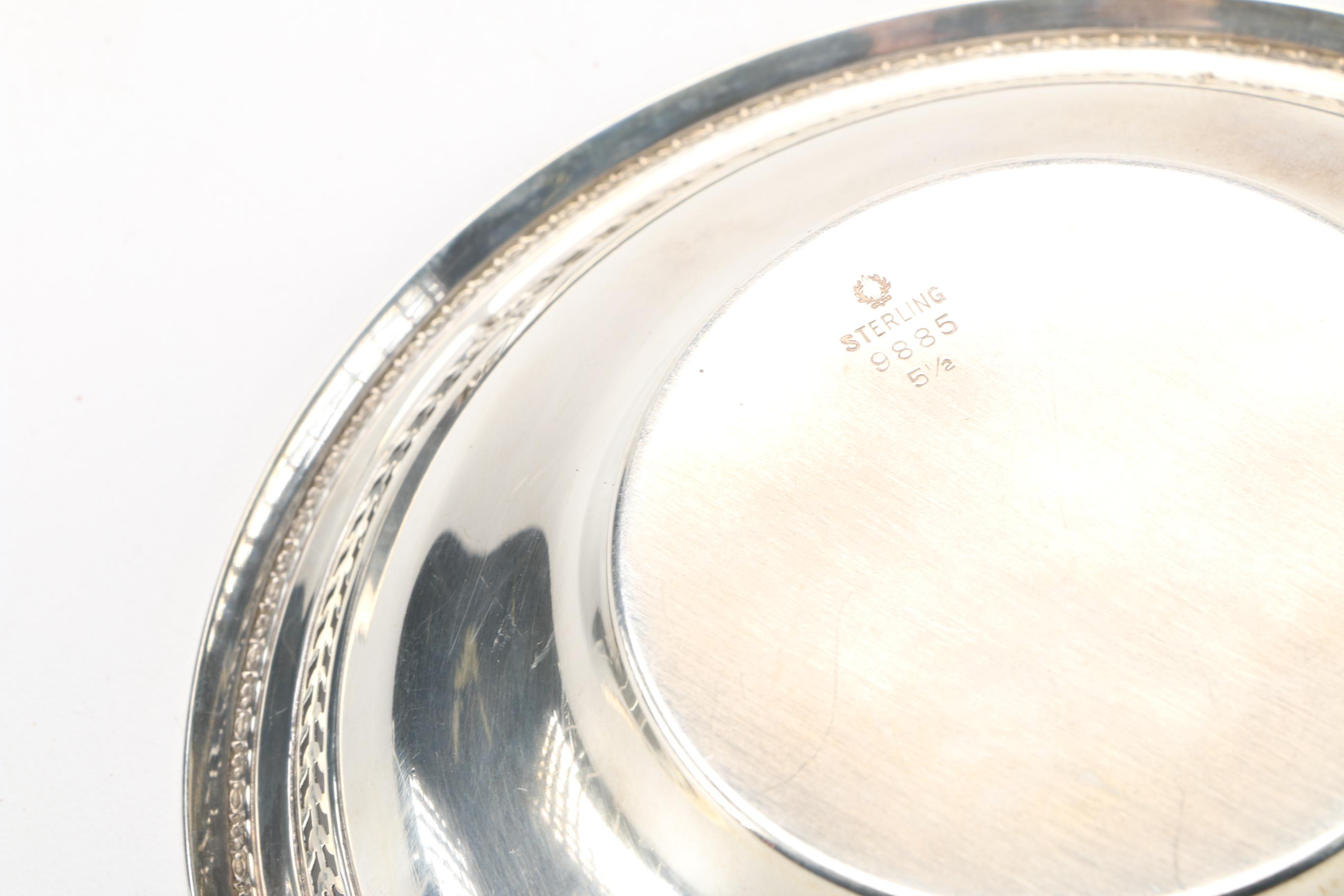 Early 20th Century Wilcox & Wagoner Sterling Silver Bowls